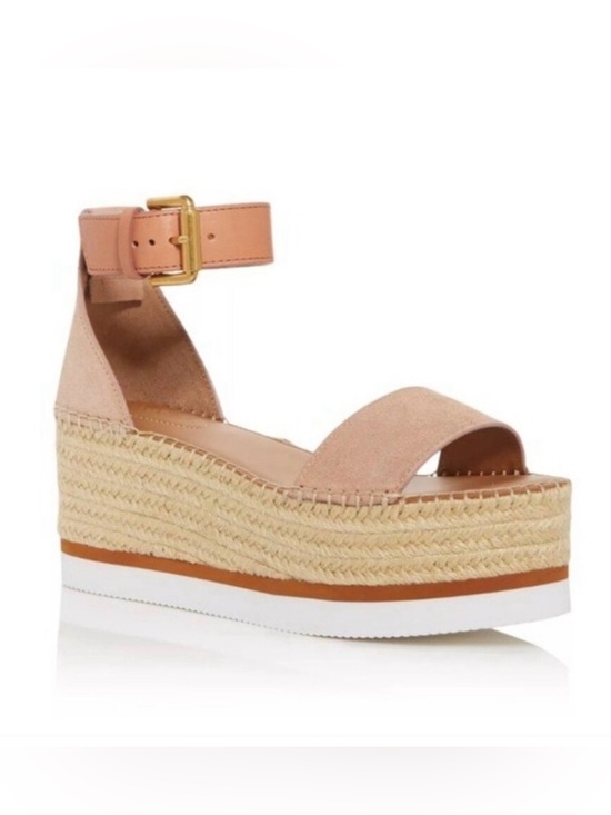 See By Chloe Shoes - See by Chloé Glyn Platform Espadrille Wedge Sandals Women’s Size 7 (EU 37)